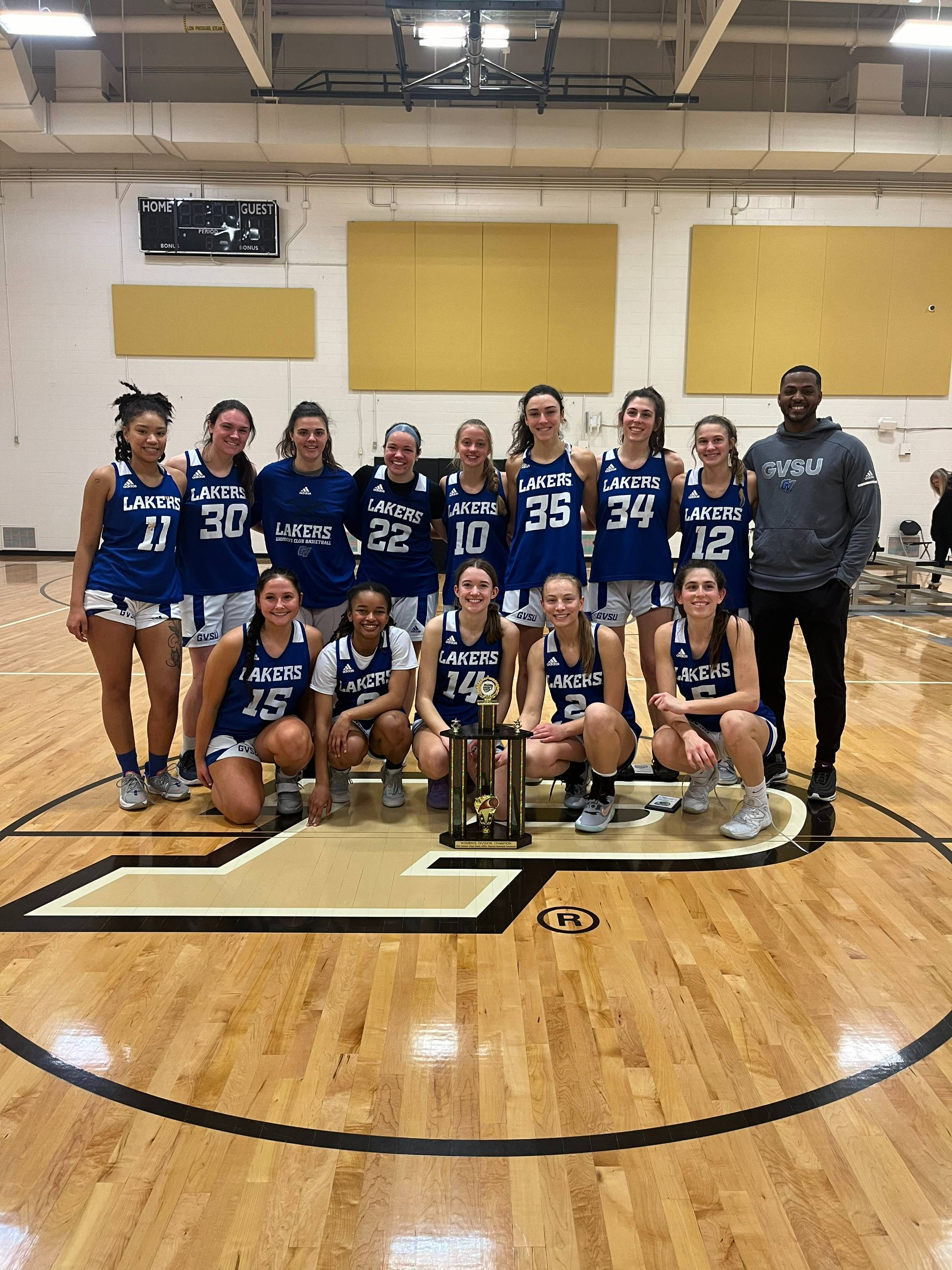 Women's Basketball Team on the court